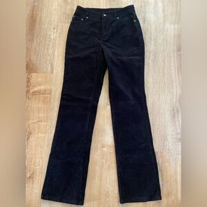 Black Corduroy Flare Pants